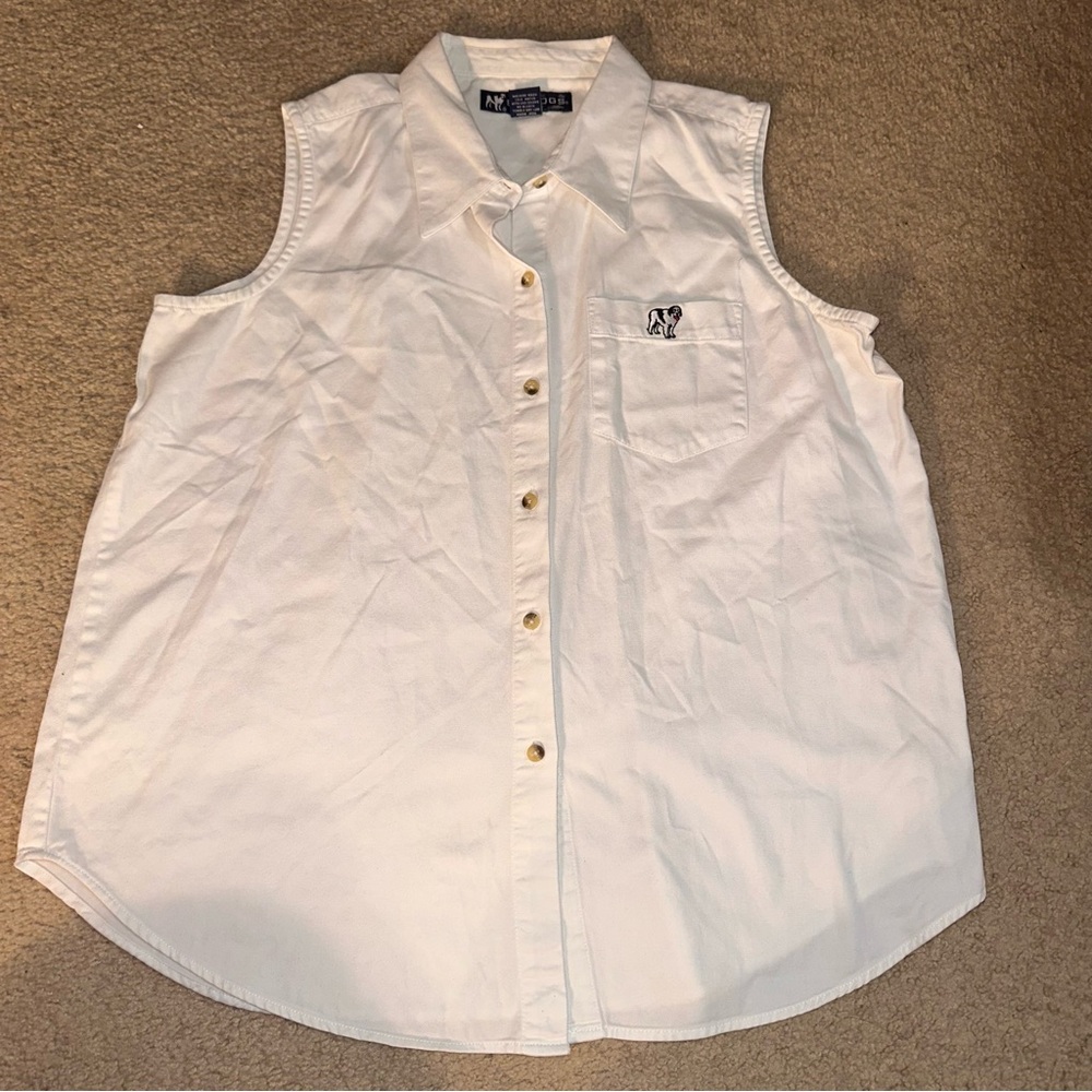 Big Dogs White Shirt with Logo